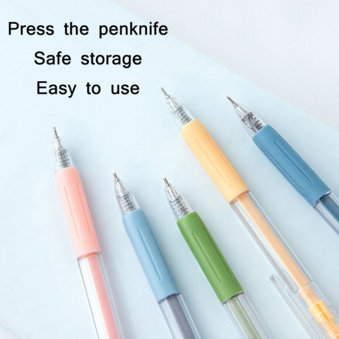Kawaii Press Pen Art Knife for Journaling