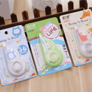 Kawaii correction tape in pastel shades