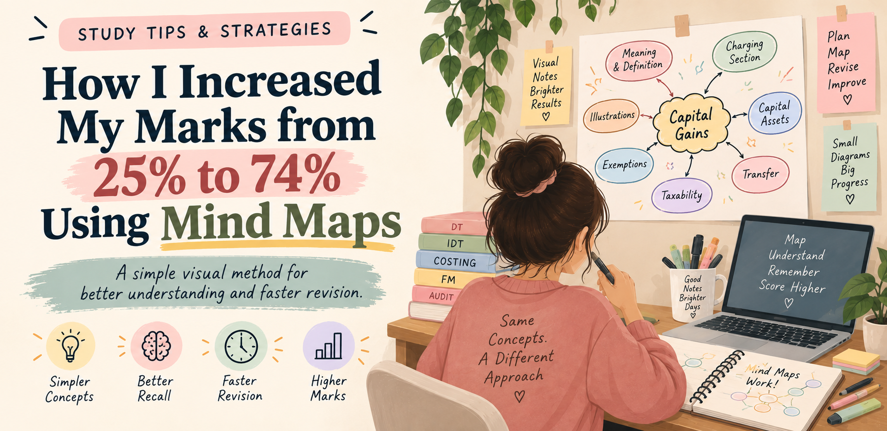 How mind mapping helped me increase my score